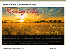 Tablet Screenshot of centerofhopesusquehannavalley.org